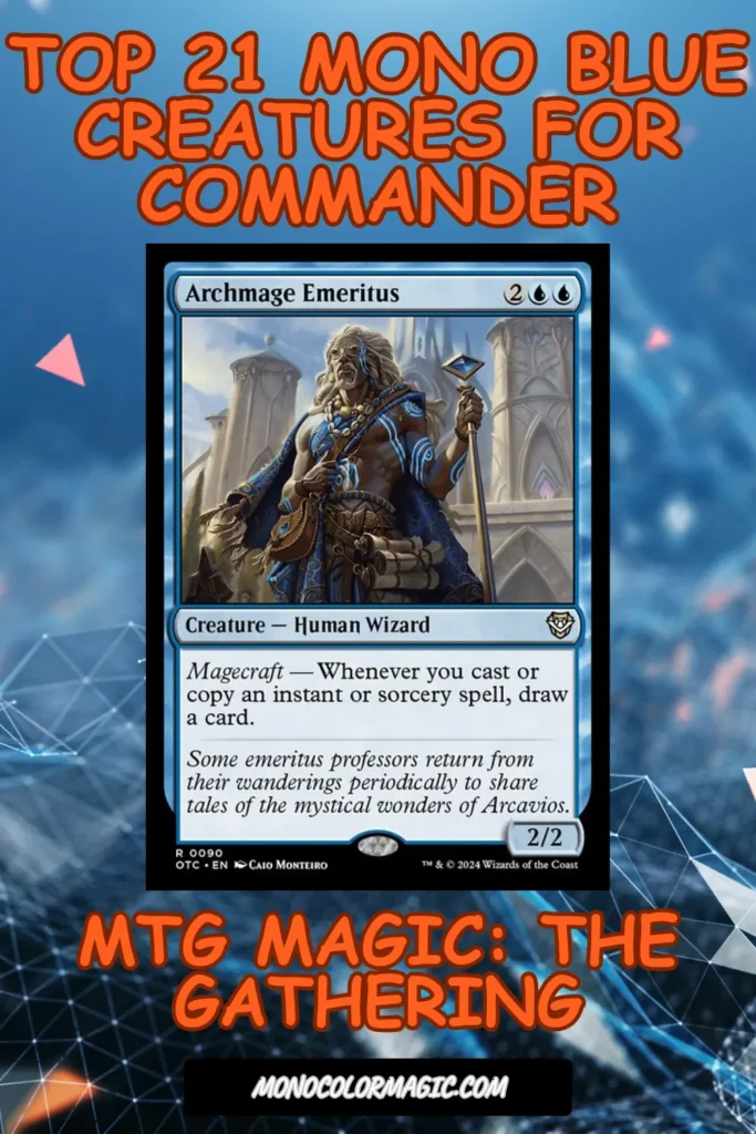 Top 21 Mono Blue Creatures for Commander MTG Magic: the Gathering ...