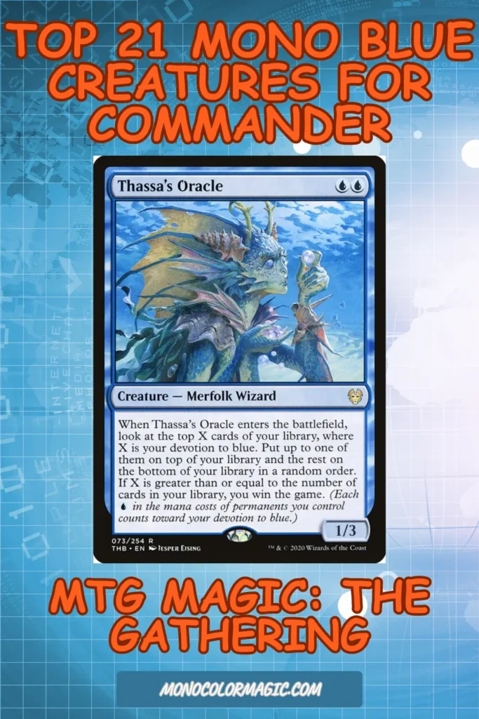 Top 21 Mono Blue Creatures for Commander MTG Magic: the Gathering ...